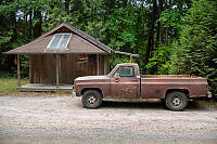 Brown Truck With Brown Cabin
