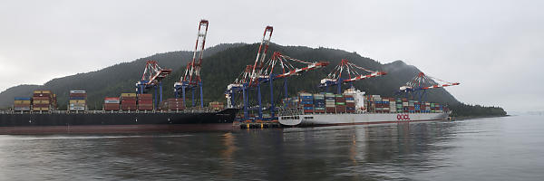 Freighters At The Docks