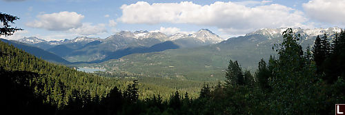 View To Wedgemount And Whistler