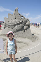 Sea Turtle Sand Sculpture