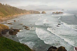 Bay With Waves Rolling In