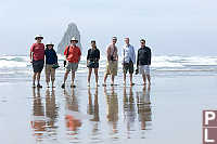 Group Shot On Beach