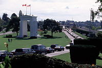 Lineup at Peace Arch
