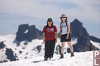 Helen And Jennifer On Snow
