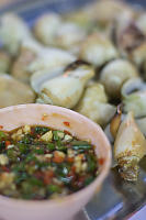 Snails With Green Onion Sauce