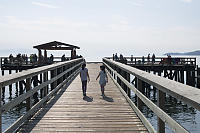 Walking Out Onto Pier