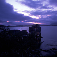 Sunset on the Fish Processing Plant