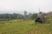 Farm House And Fields