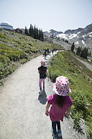 Crowd Walking To Chairlift