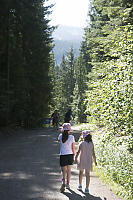 Girls Walking To Lost Lake