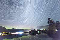 North Pole Star Trails