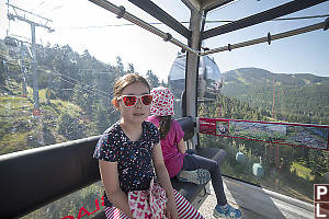 Riding Gondola Up