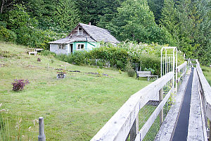 Small Home Beside Boardwalk